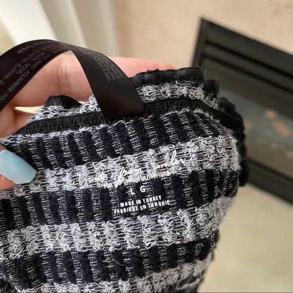 Out from Under Striped Smocked Ruffle Tube Top - Picture 7 of 7